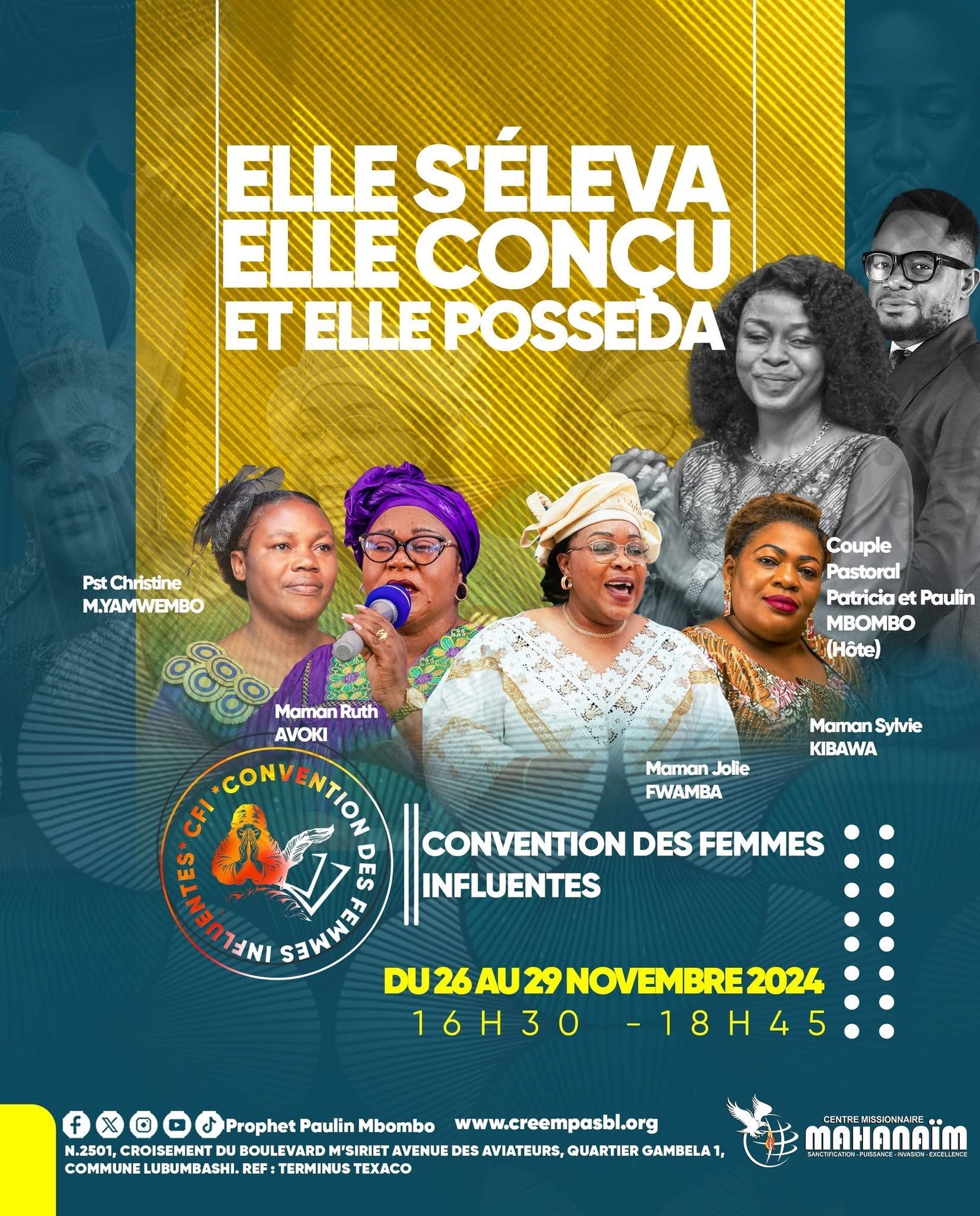 CONVENTION DES FEMMES INFLUENTES PREMERE EDITION